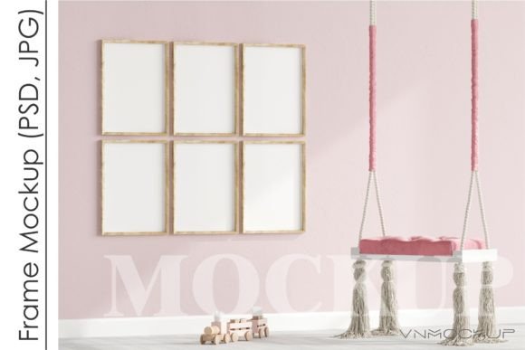 Download Nursery Frame Mockup, Modern Kid's Room - Frame Collection