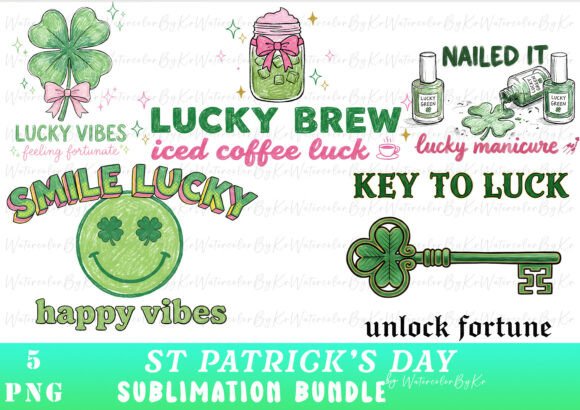 Download Hand-drawn Patrick 's Day Bundle Clipart - Premium Bundle