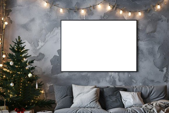 Download Christmas Frame Mockup PDS - Frame Collection