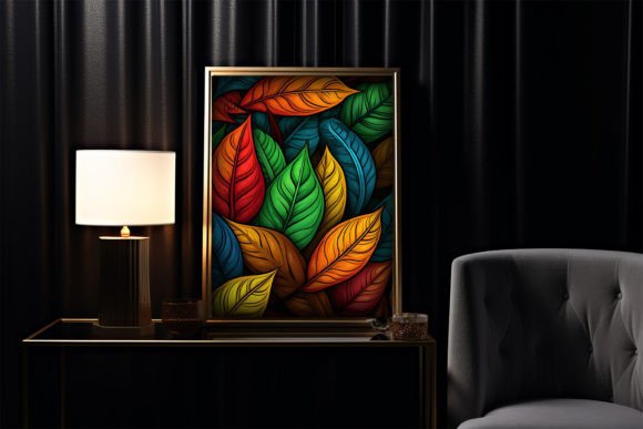Download Dark Interior Picture Frame Mockup - Frame Collection