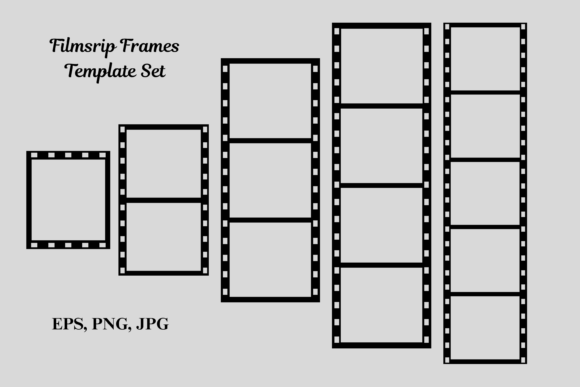 Download Film Strip Photo Frame Tape Template Set - Frame Collection
