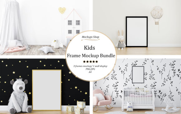 Download Frame Mockup Kids Bundle 2 - Frame Collection