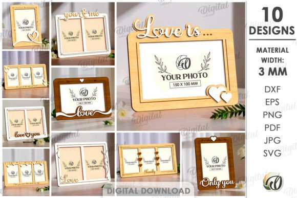 Download 3D Minimalist Photo Frames Bundle - Minimal Collection