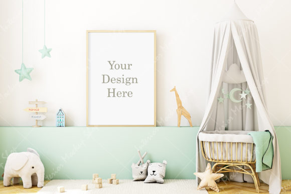 Download Nursery Mockup Frame - Frame Collection