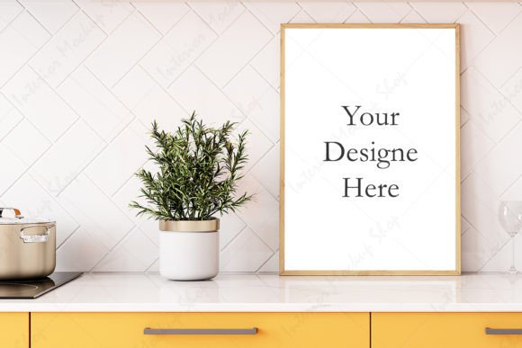 Download Kitchen Frame Mockup - 246 - Frame Collection
