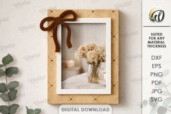 Download Coquette Photo Frame Laser Cut - Frame Collection