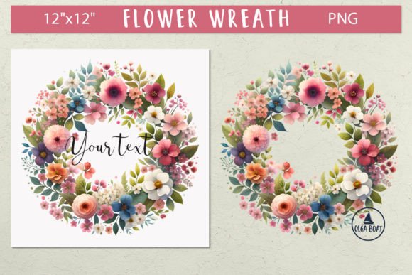 Download Flower Frame | Floral Wreath Clipart - Frame Collection