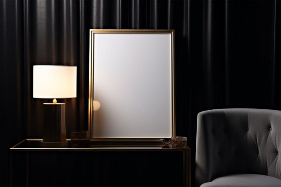 Download Dark Interior Picture Frame | Vintage P - Frame Collection