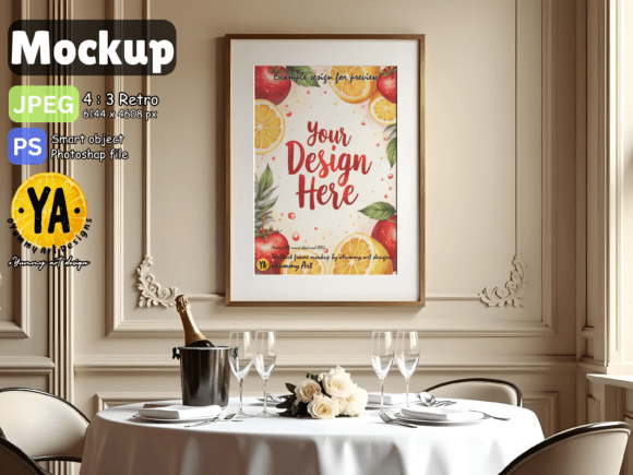 Download Elegant Frame Wall Art Mockup PSD - Frame Collection