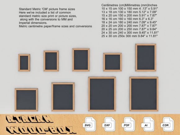 Download Frames Laser SVG Cut Files - Photo Frame - Frame Collection