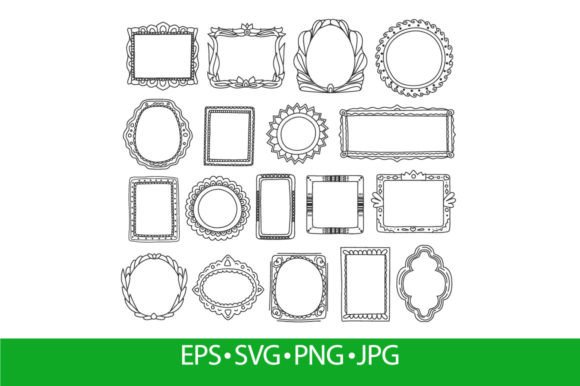 Download Doodle Photo Frames, Cute Hand Drawn - Frame Collection
