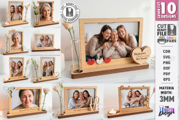 Download Photo Frames and Candle Holders Bundle - Frame Collection
