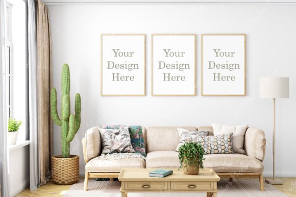 Download Frame Mockup Living Room, Mockup - Frame Collection