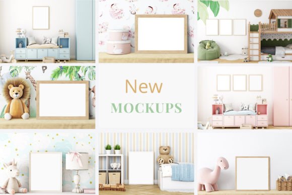 Download Frame Mockup Kids Bundle - 140 - Frame Collection