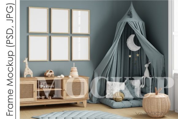 Download Nursery Frame Mockup, Poster Mockup - Frame Collection