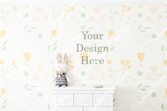 Download Blank Wall Mockup Kids for Frame, JPG - Frame Collection
