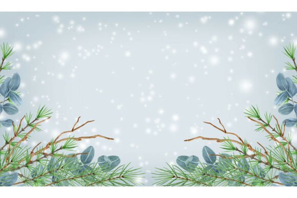 Download Winter Background Christmas Frame Spruce - Frame Collection