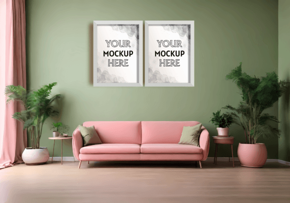 Download Two Frame Decor Mockup - Frame Collection