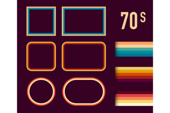 Download 1970s Style Museum Picture Frames Vector - Frame Collection