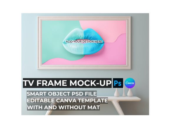 Download Frame TV Art Mockup | Modern Interior - Frame Collection