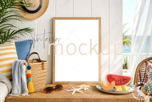 Download Frame Mockup Summer Interior - 619 - Frame Collection