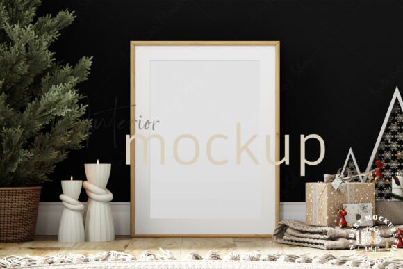 Download Christmas Frame Mockup PSD JPG PNG - Frame Collection