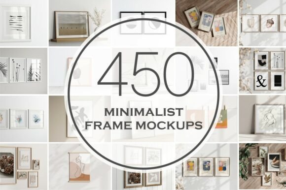 Download Minimalist Frame Mockup Bundle - Minimal Collection