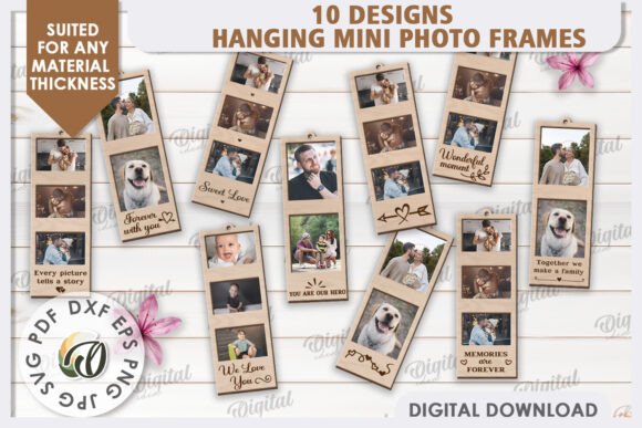 Download Mini Photo Frames Laser Cut Bundle - Frame Collection