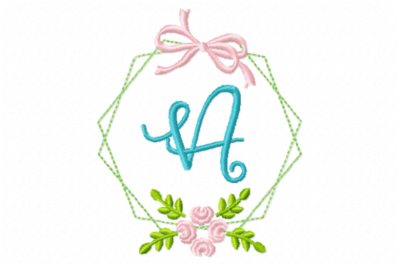 Download Frame Flower Monogram Letter a - Frame Collection